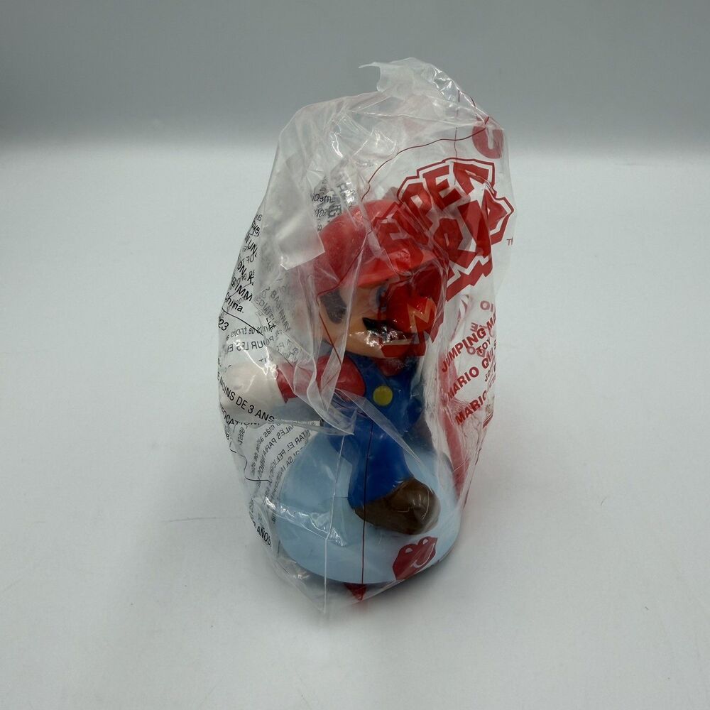 2017 McDonald's Nintendo Super Mario Toy #1 Jumping Mario SEALED - With Sound!